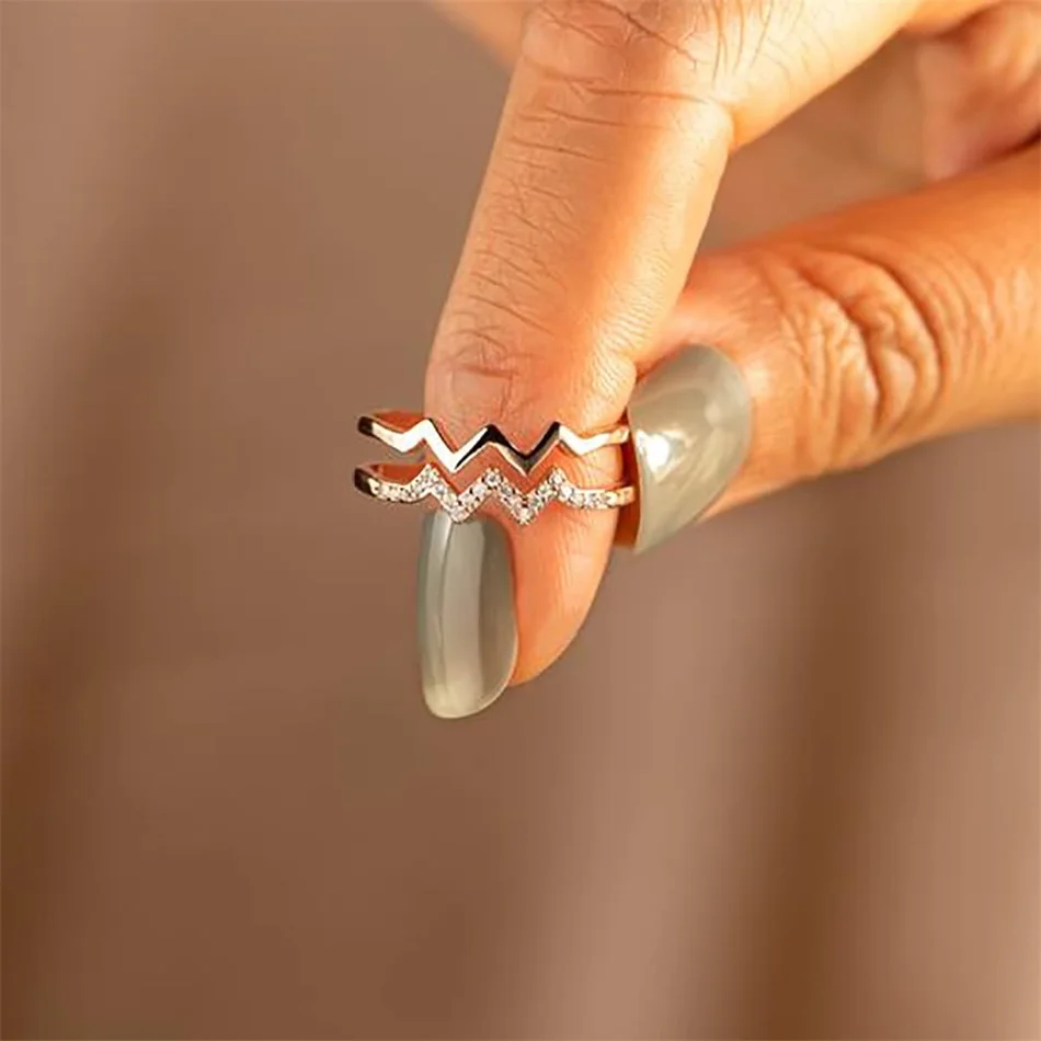 TO MY DAUGHTER HIGHS AND LOWS WAVE RING