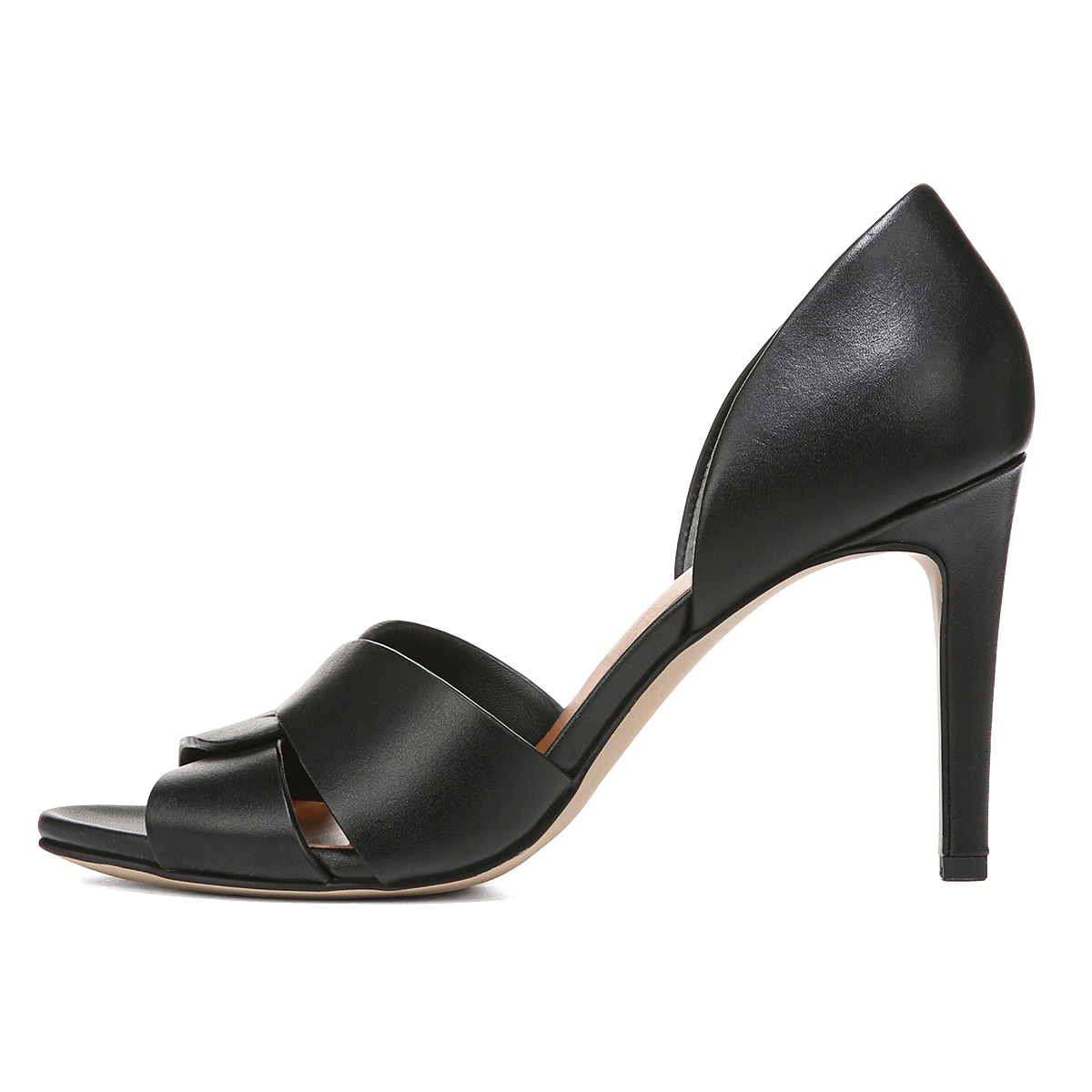 Closed Toe Stiletto Heel With Zipper Black High Heels OS109 main image 1