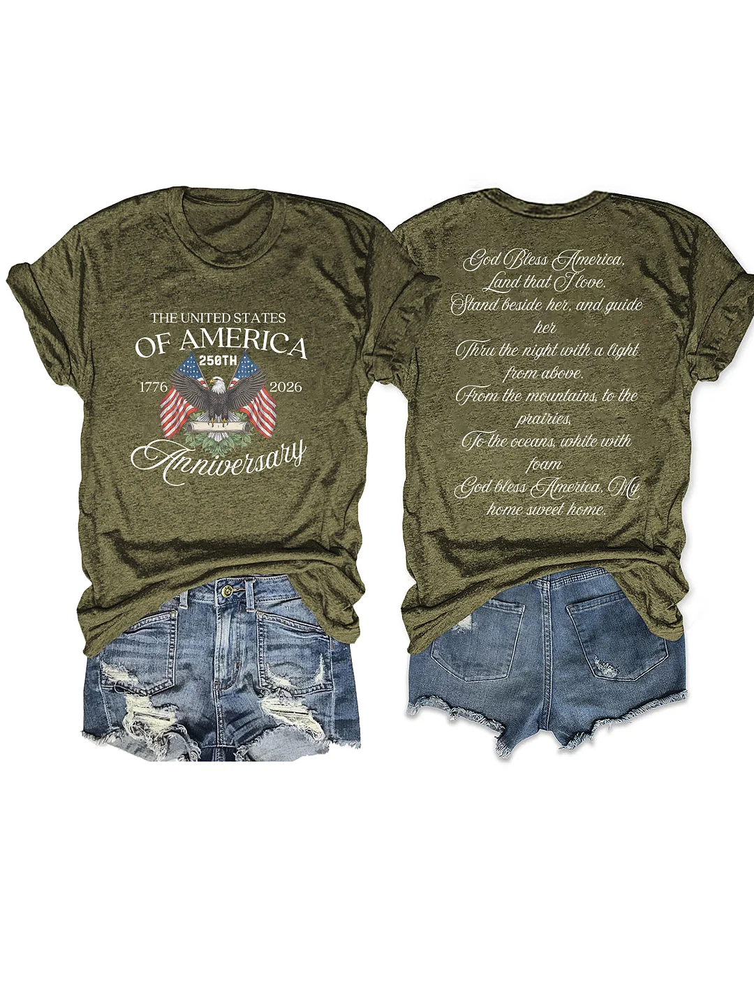 The United States Of America 250th Anniversary T-shirt