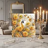 Framed Diamond Painting - Special Shaped - Peacock (25x25cm)