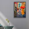 Paris Street-Paint by Numbers Acrylic Painting 30*40CM