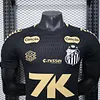 2025/2026 Player Version Santos Home New Ads Black Football Shirt 1:1 Thai Quality