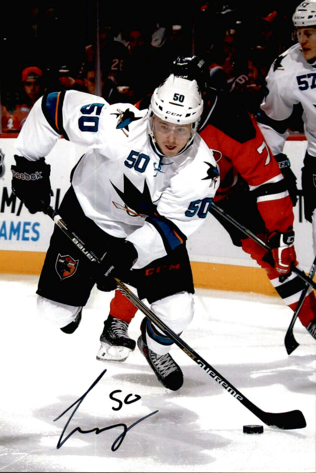 Chris Tierney SIGNED autographed 4x6 Photo Poster painting SAN JOSE SHARKS