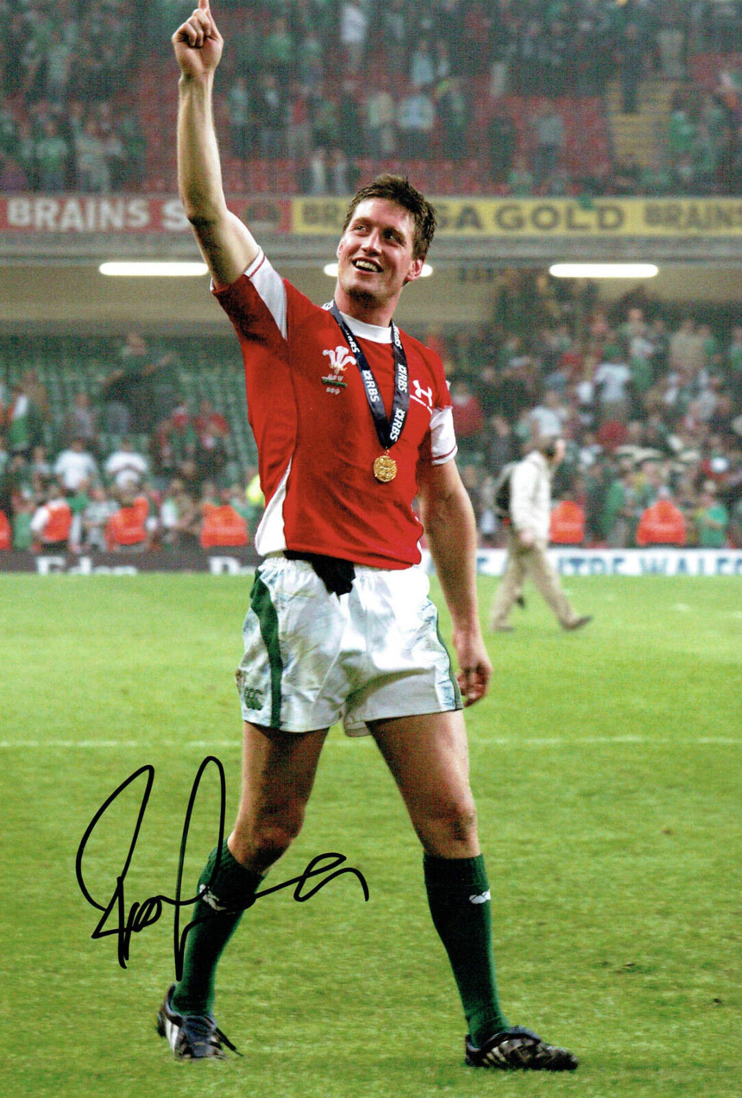 Ronan O'GARA Signed Autograph 12x8 Photo Poster painting AFTAL COA British Lions Rugby Union