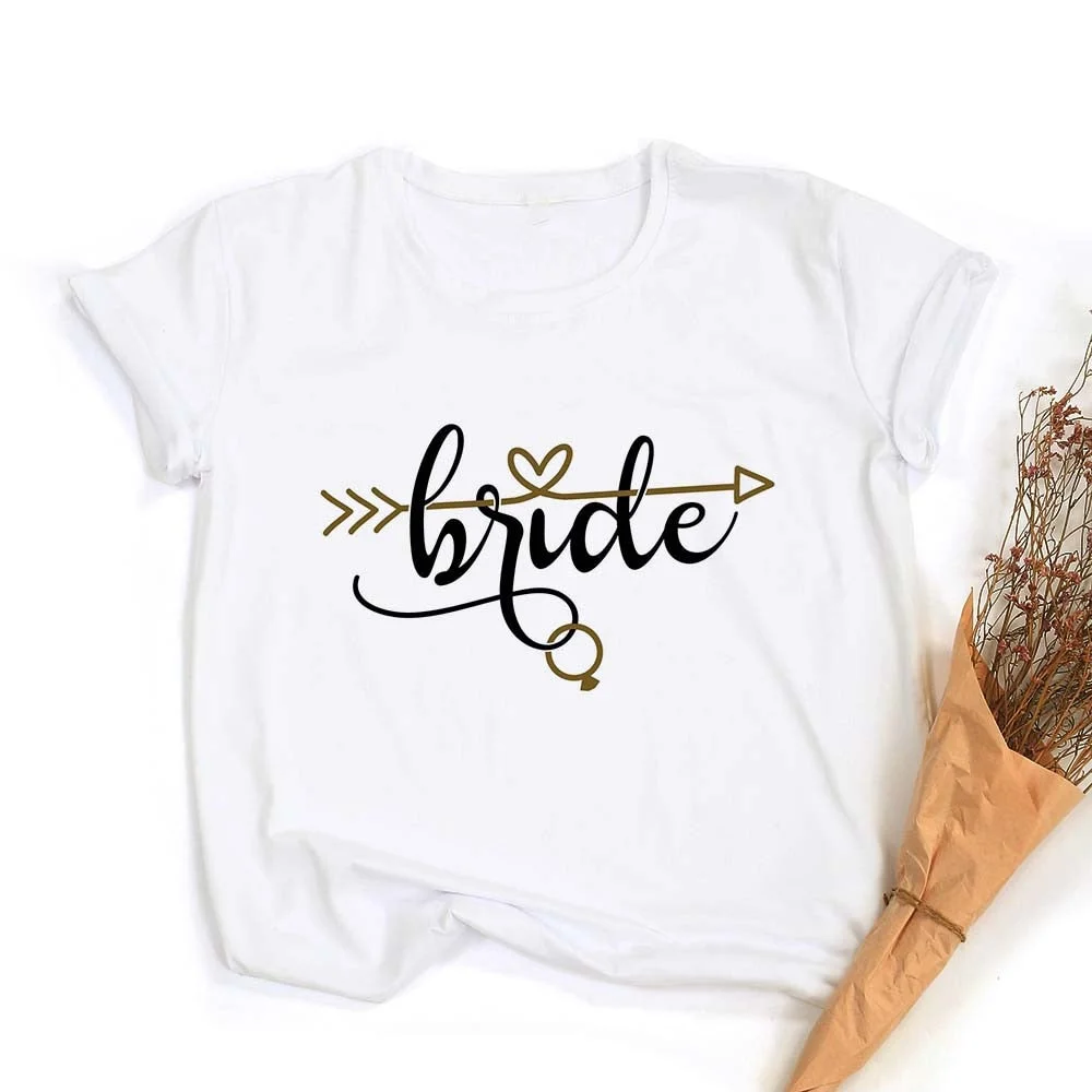 Mother Sister Father of The Bride T Shirt Bridal Party Family Matching Clothes Team Bride Tee Top Wedding Bridesmaid Tshirt Gift