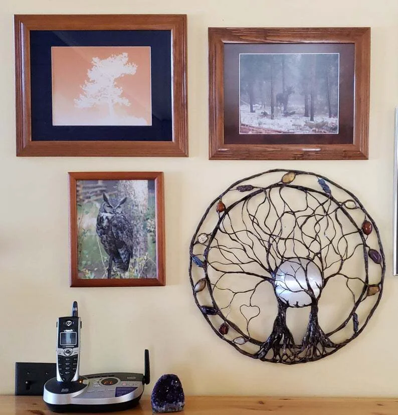Circle Of Life Metal Tree Wall Art