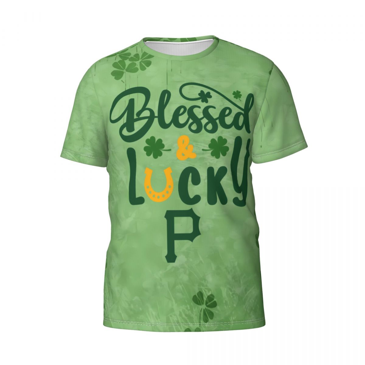 Pittsburgh Pirates St Patrick's Day Blessed And Lucky T-Shirt Men's