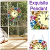 DIY Sunflower Diamond Painting Ornament with Clock Function for Decor