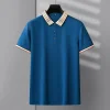 Pure cotton breathable casual polo shirt