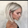 White Blone Short Hair Wig