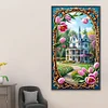 (45*75cm)Garden House - Full Square Drill Diamond Painting