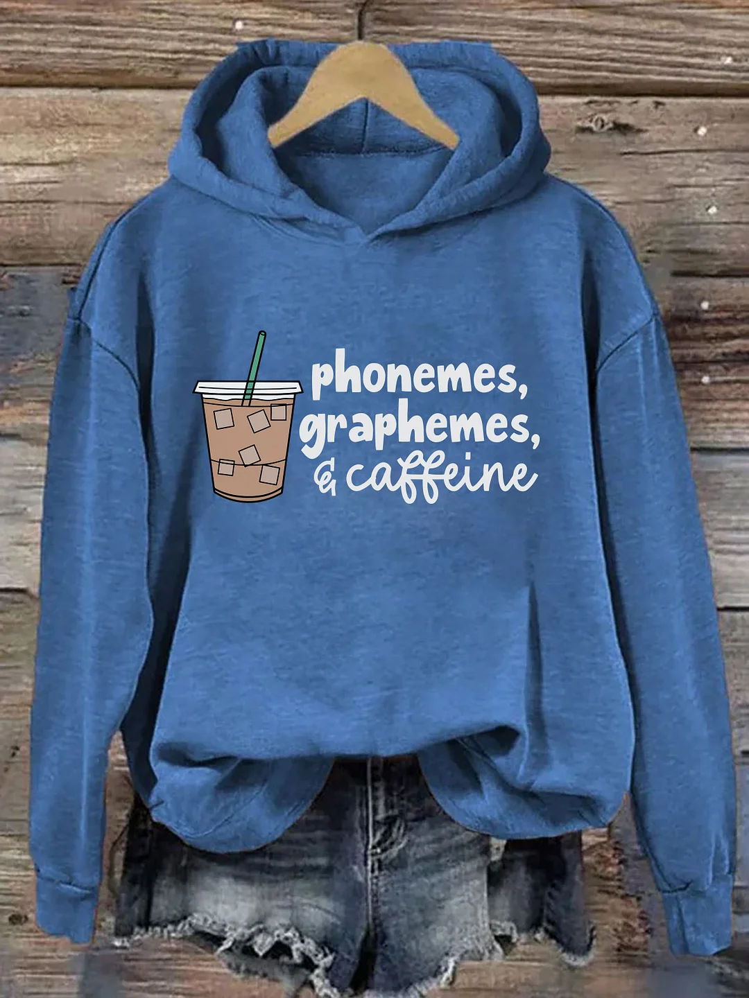 Phonemes Graphemes And Caffeine Hoodie