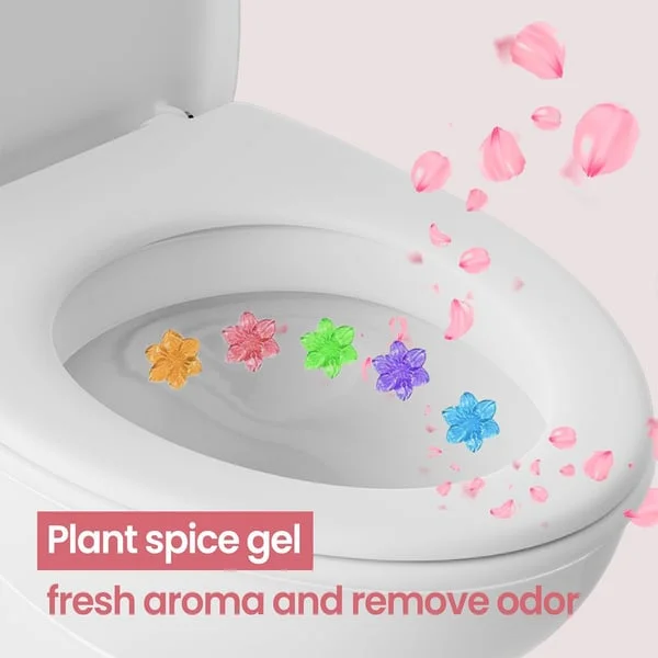 Flower Toilet Cleaner Gel Stamp