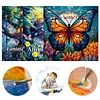 3PCS Butterfly Coloring Book Set Mindfulness Art Books for Adults 