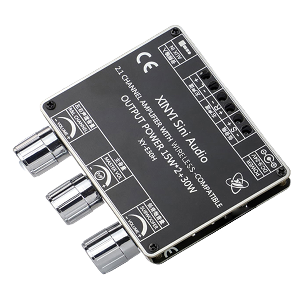 

XY-E30H Bluetooth-Compatible 2.1 Channel Power AUX Audio Amplifier Board, 501 Original