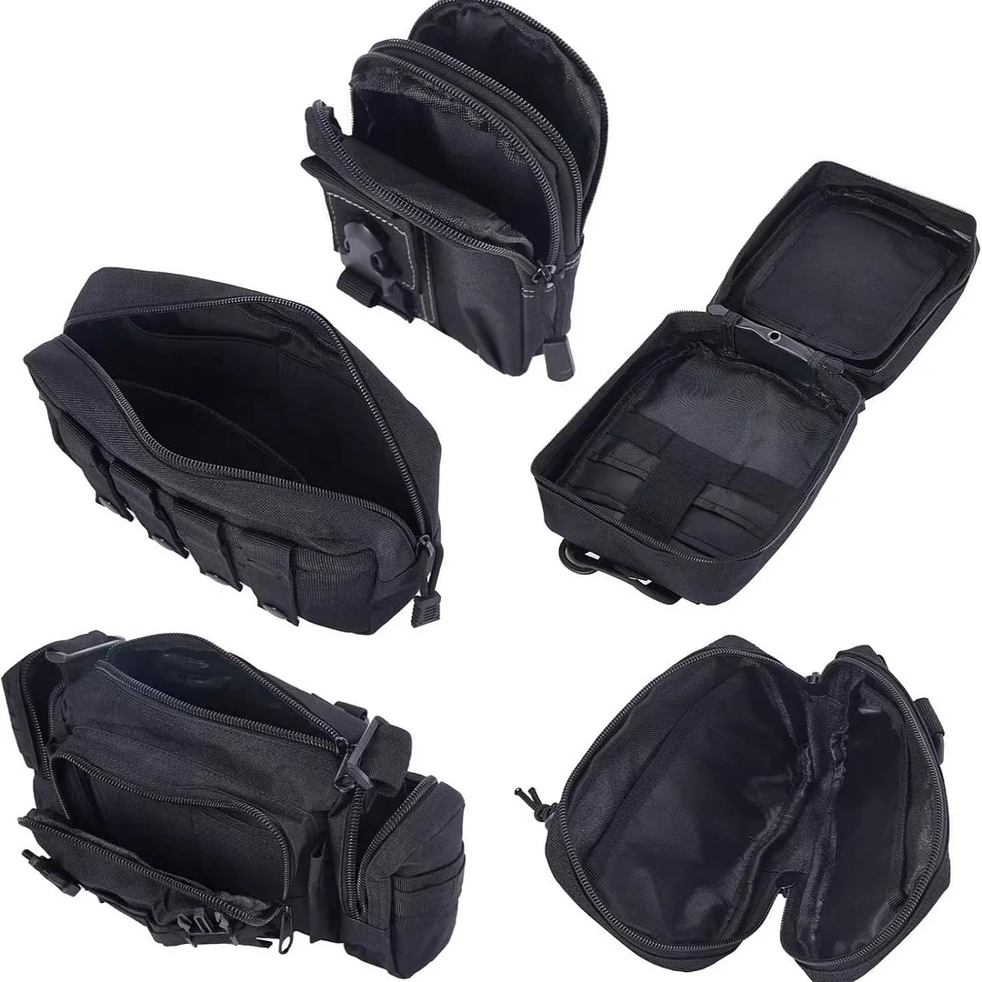 Tactical Seat Back Organizer Vehicle Military Backpack Storage Outdoor With Detachable Pouches Bags
