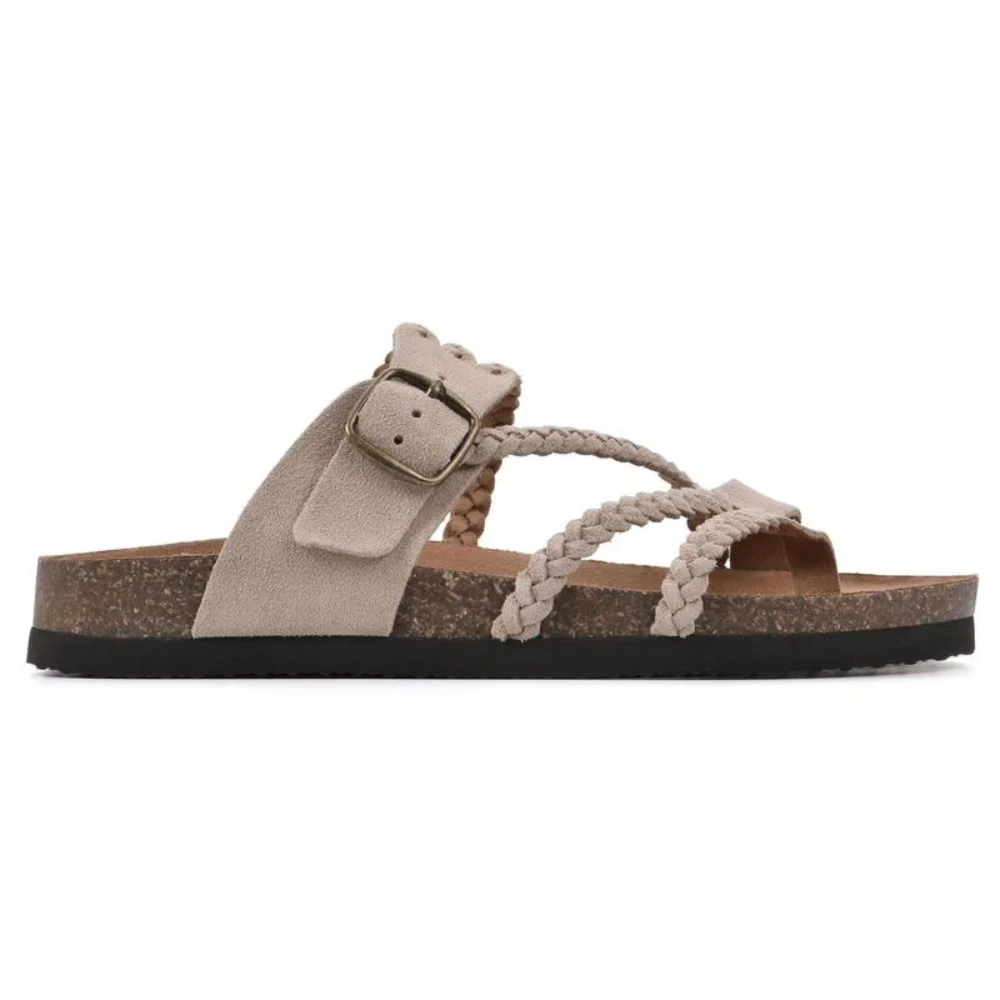 Hayleigh Braided Cork Sandals &ndash; Your Feet Called. They Want These.