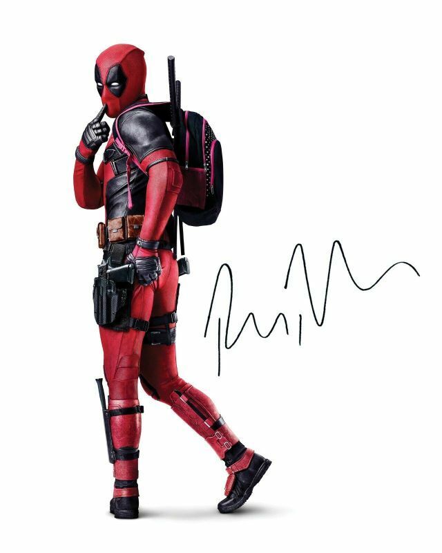 Ryan Reynolds - Deadpool Autograph Signed Photo Poster painting Print