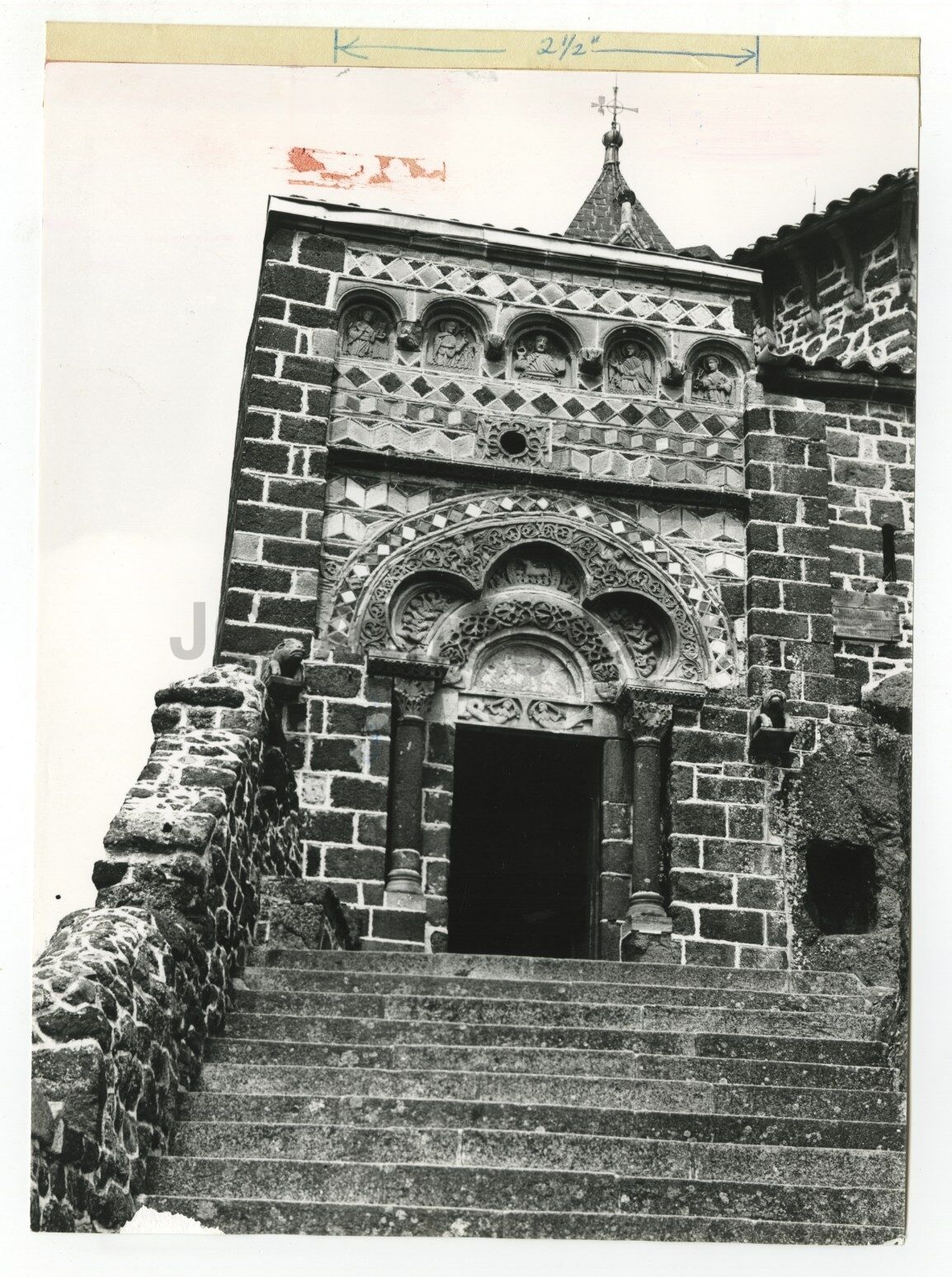 Saint Michel d'Aiguilhe - Vintage 7x10 Publication Photo Poster paintinggraph - France