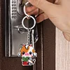 Bead Embroidery - Cow Beaded Counted Cross Stitch Keyring
