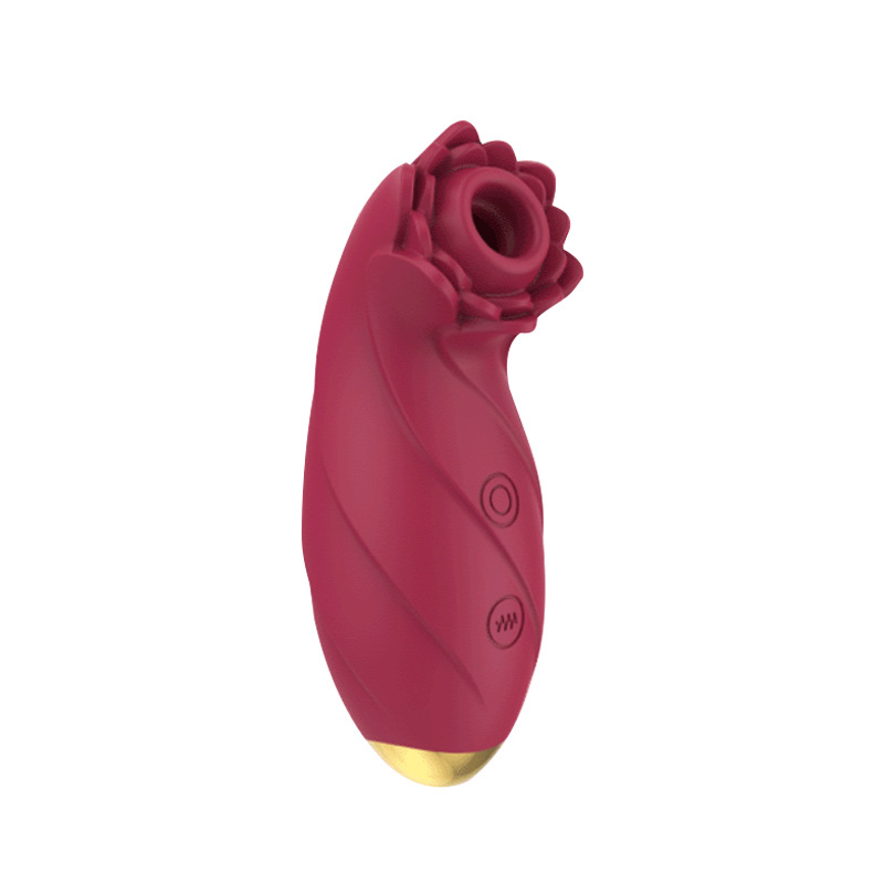 Rose Toy Clit Sucking Vibrating Massager Wand - Rose Toy