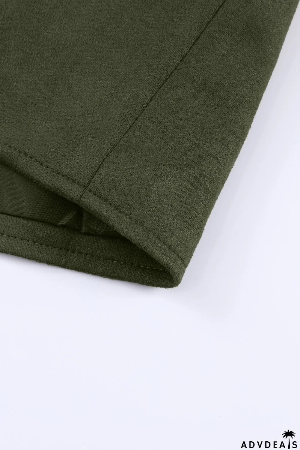 Cropped Fringe Faux Suede Jacket