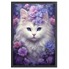 Cat Flower - 11CT Stamped Cross Stitch 40*60cm