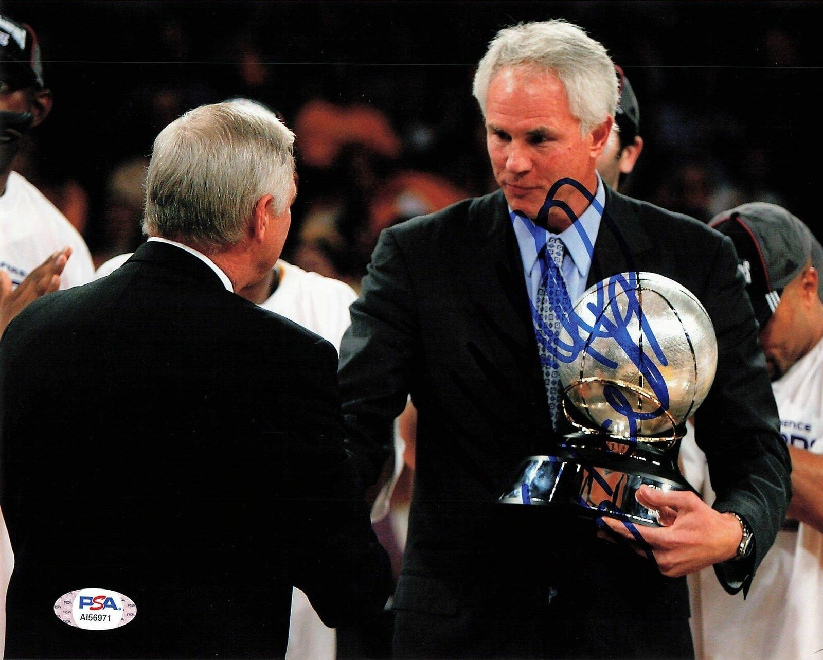 Mitch Kupchak signed 8x10 Photo Poster painting PSA/DNA GM of Charlotte Hornets Autographed