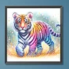 Diamond Painting-DIY Full Round Drill Tiger