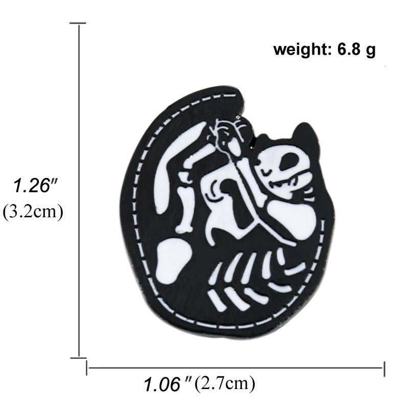 Cartoon Style Pin Alloy Plating No Inlaid Unisex Brooches