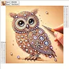 Diamond Painting-DIY Crystal Rhinestone Owl