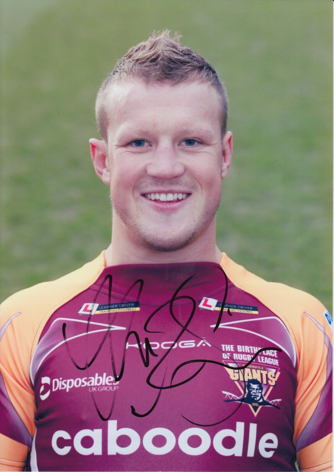 Luke Robinson Hand Signed 12x8 Photo Poster painting - Rugby League Autograph.