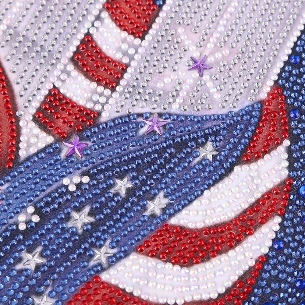 Diamond Painting - Full Crystal Rhinestone - US Flag(30*40cm)