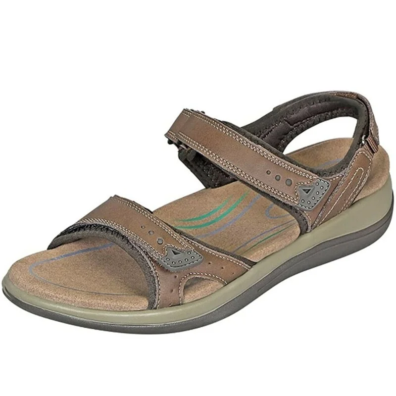 Qengg MCCKLE Women's Sandals Wedges Hook&Loop 2022 Summer Ladies Shoes Female Footwear Retro Comfortable Causal Sports Woman Sandal