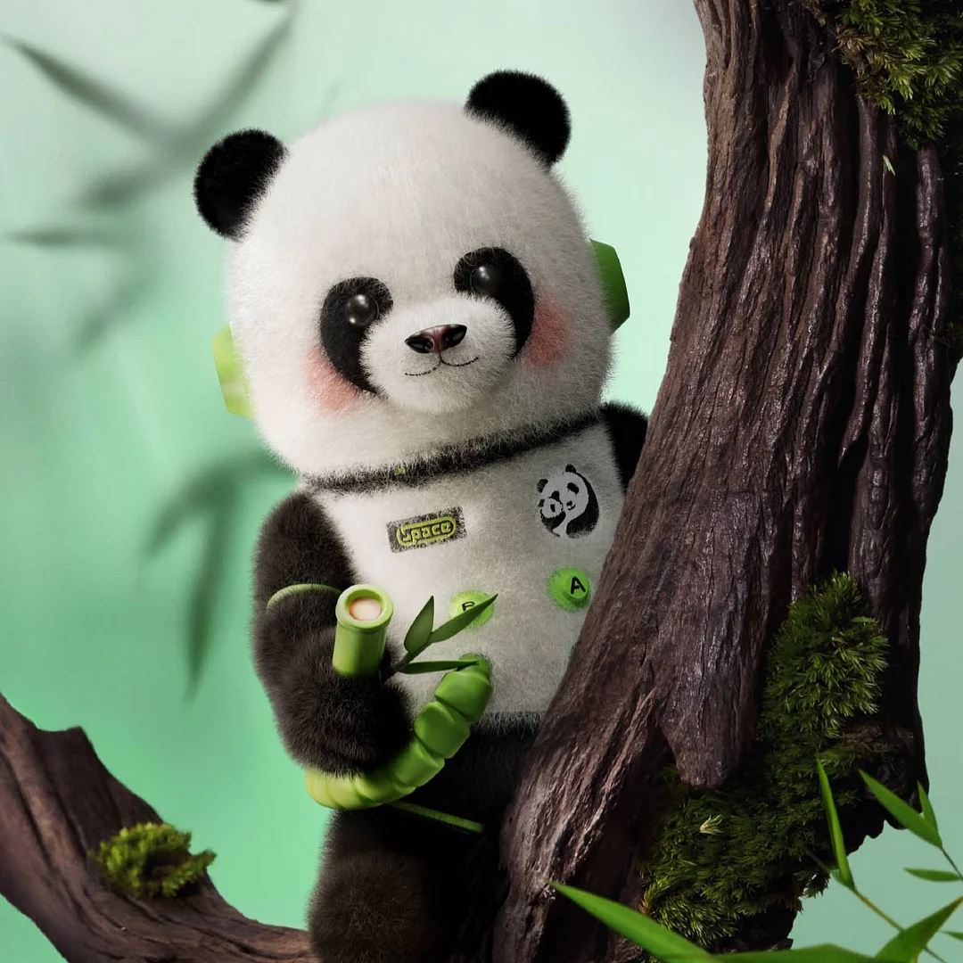 MEGA SPACE MOLLY 400% PANDA Toy Figures