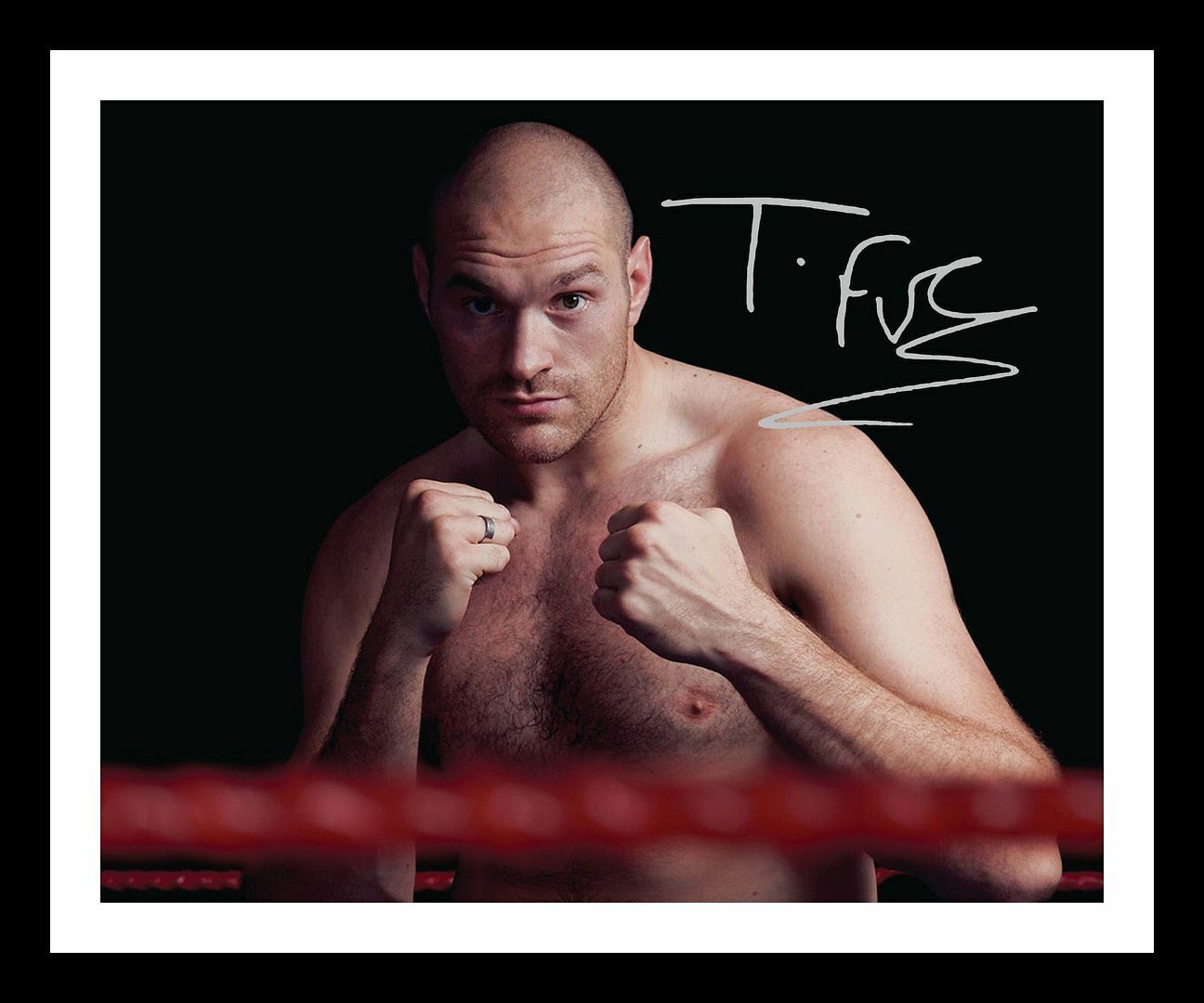 Tyson Fury Autograph Signed & Framed Photo Poster painting 1