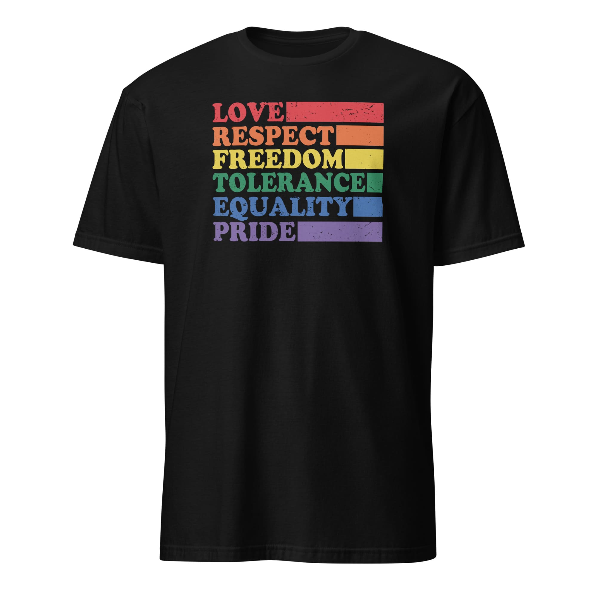 LGBT values pride t-shirt