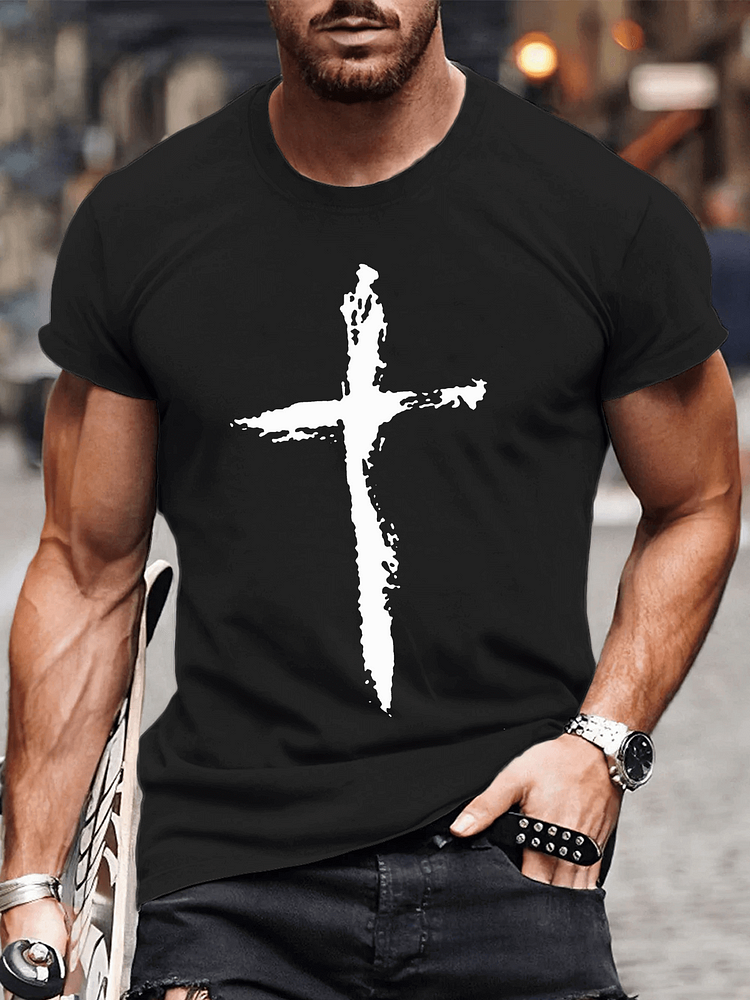 Men's Cross Crew Neck T-shirt