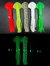 5Pcs 30cm Fishing Soft Lures Luminous Squid Lures Artificial Bait for Saltwater