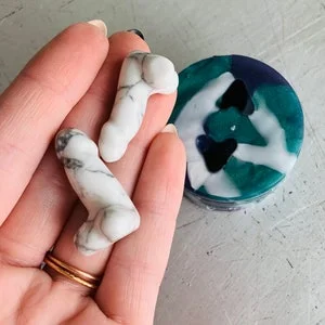 Pornhint Funny Teeny Peen Weenie Penis Silicone Mold for Resin Art, Bath Bombs, Clay Art, or Wax Melts NSFW