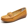 Women's Soft Sole Wide Breathable Waterproof Lightweight Walking Flat Loafer Shoes