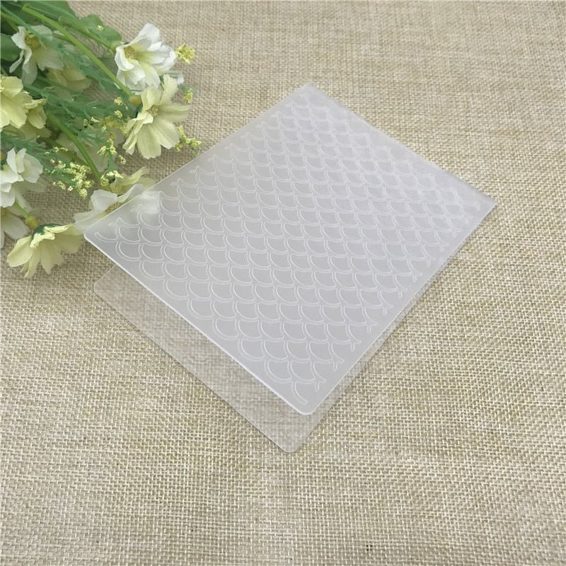 Shell DIY Plastic Embossing Folders for DIY Scrapbooking Paper Craft/Card Making Decoration Supplies
