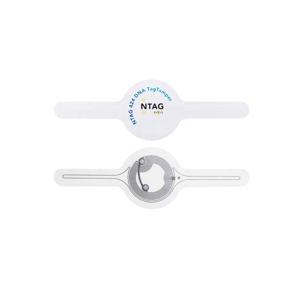 High Security Anti-fake NTAG424 DNA Tamper Proof NFC Label for Luxury Brand