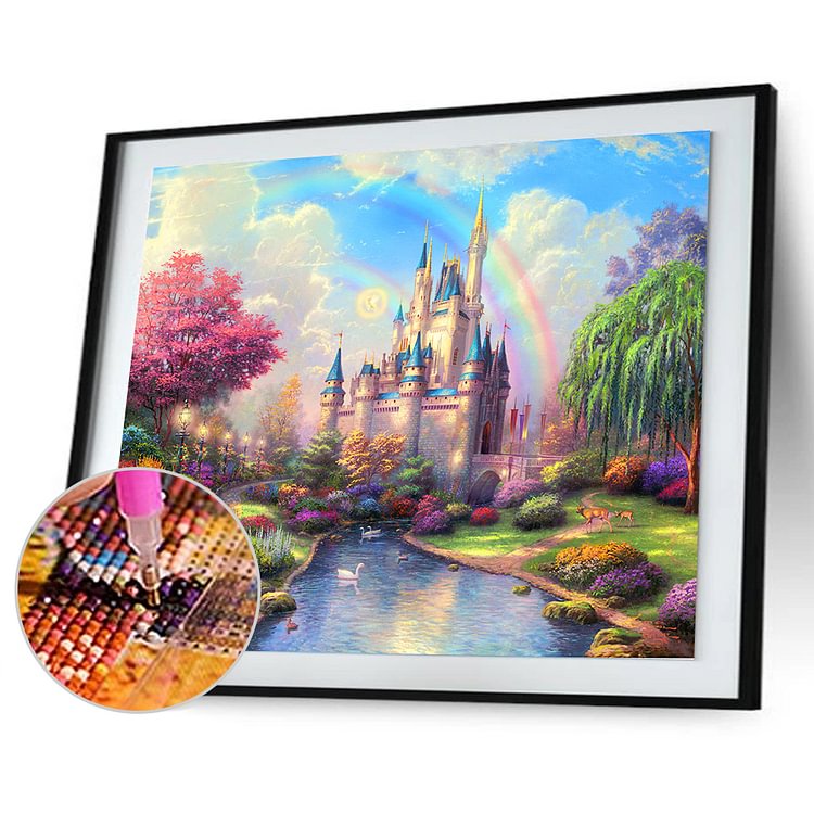 40*30CM Tower Diamond Painting