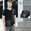 G&uuml;rteltasche Leder Herren H&uuml;fttasche mit G&uuml;rtelschlaufe Handytasche mit Geldb&ouml;rse Vintage Kleine Umh&auml;ngetasche Schultertasche Vertikale Handyh&uuml;lle Geldbeutel 7 Zoll Braun