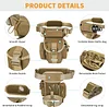 Taktisch Beintasche Milit&auml;r Beinbeutel MOLLE H&uuml;fttasche Sport Tactical Leg Bag Armee Beintaschen Wasserabweisend G&uuml;rteltasche Werkzeugtasche Tasche f&uuml;r Bein Herren Damen Motorrad Wandern Outdoor