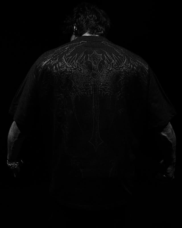 Nocturne Oversized Tee Shirt[Black]