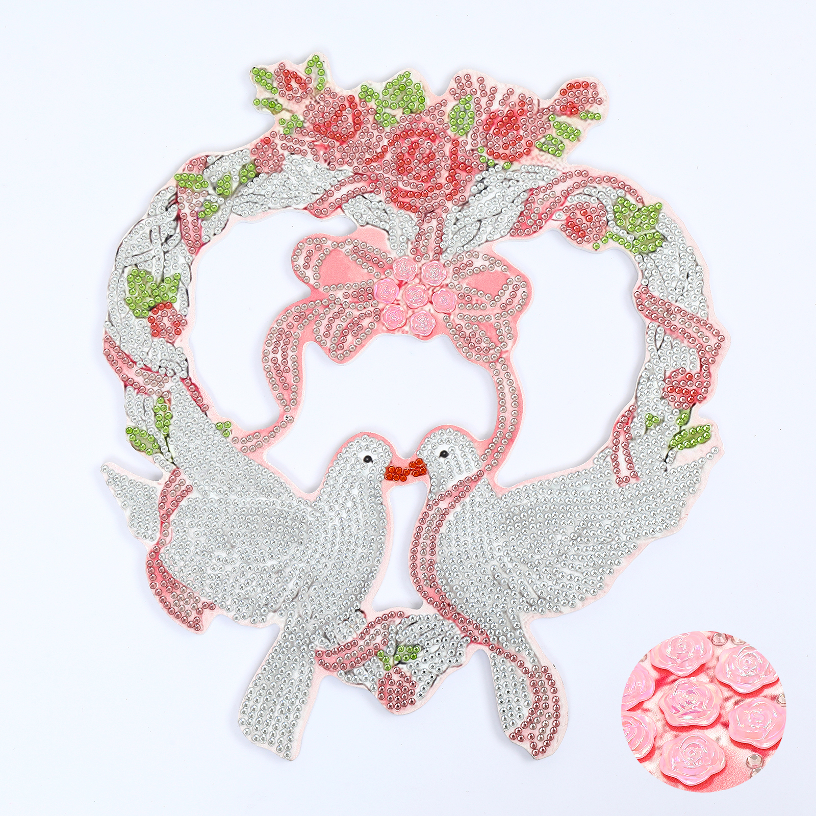 

Pigeon Wreath - 5D DIY Craft Decoration - 30*30CM, 501 Original