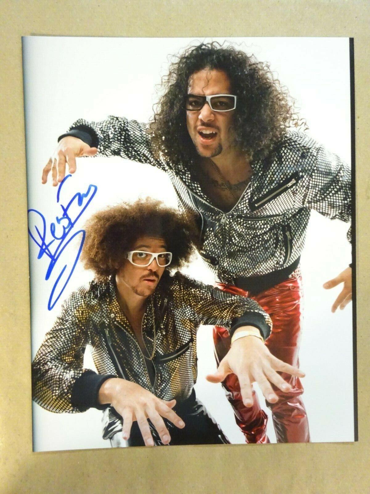 Autographed REDFOO Signed 8x10 Photo Poster paintinggraph American Rapper LMFAO