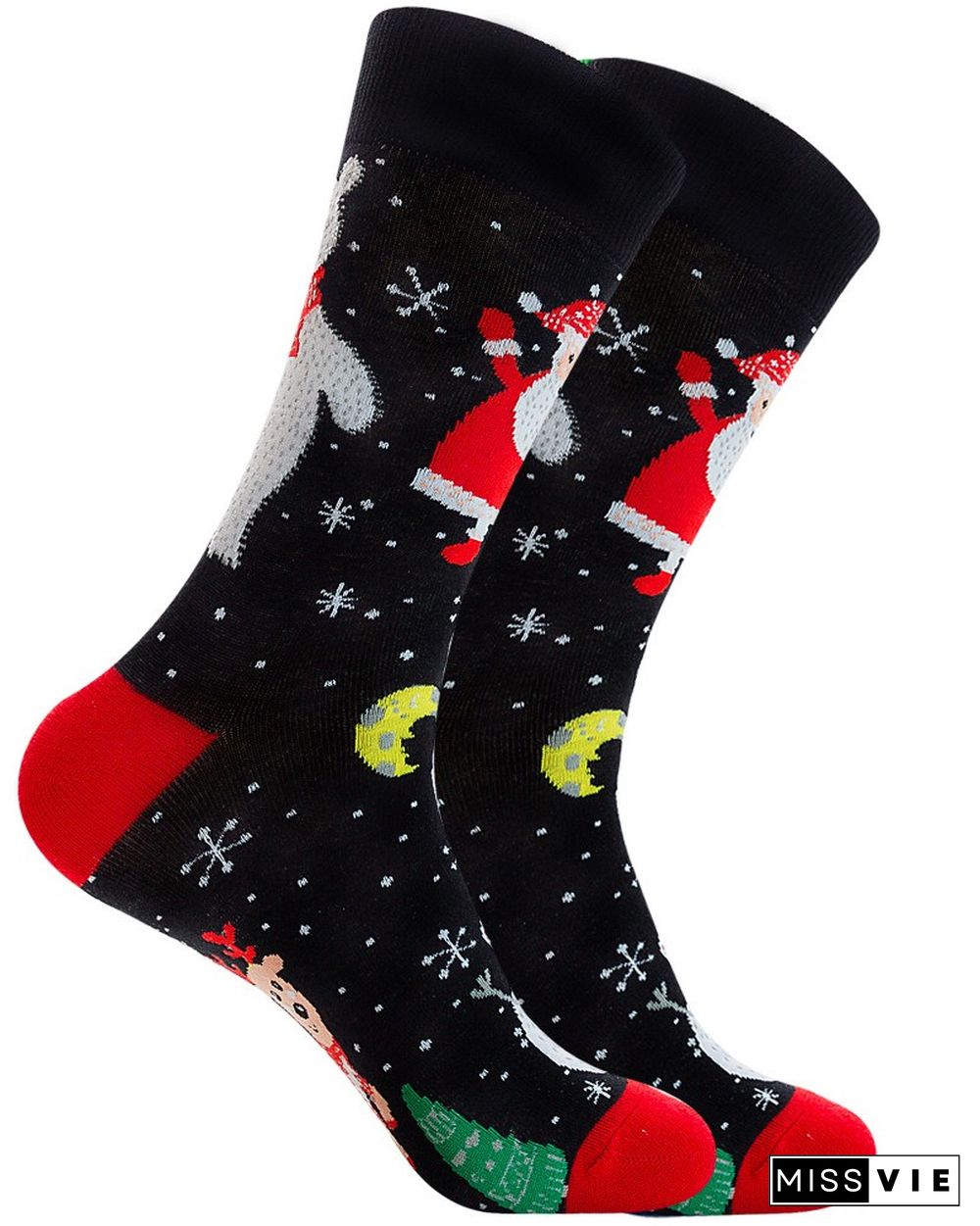 Christmas Mixed Print Men Socks